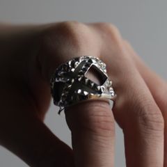 【お取り寄せ注文可能】Window Ring(SILVER×GOLD)