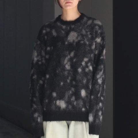 【残り一点】Kid Mohair Jacquard Sweater