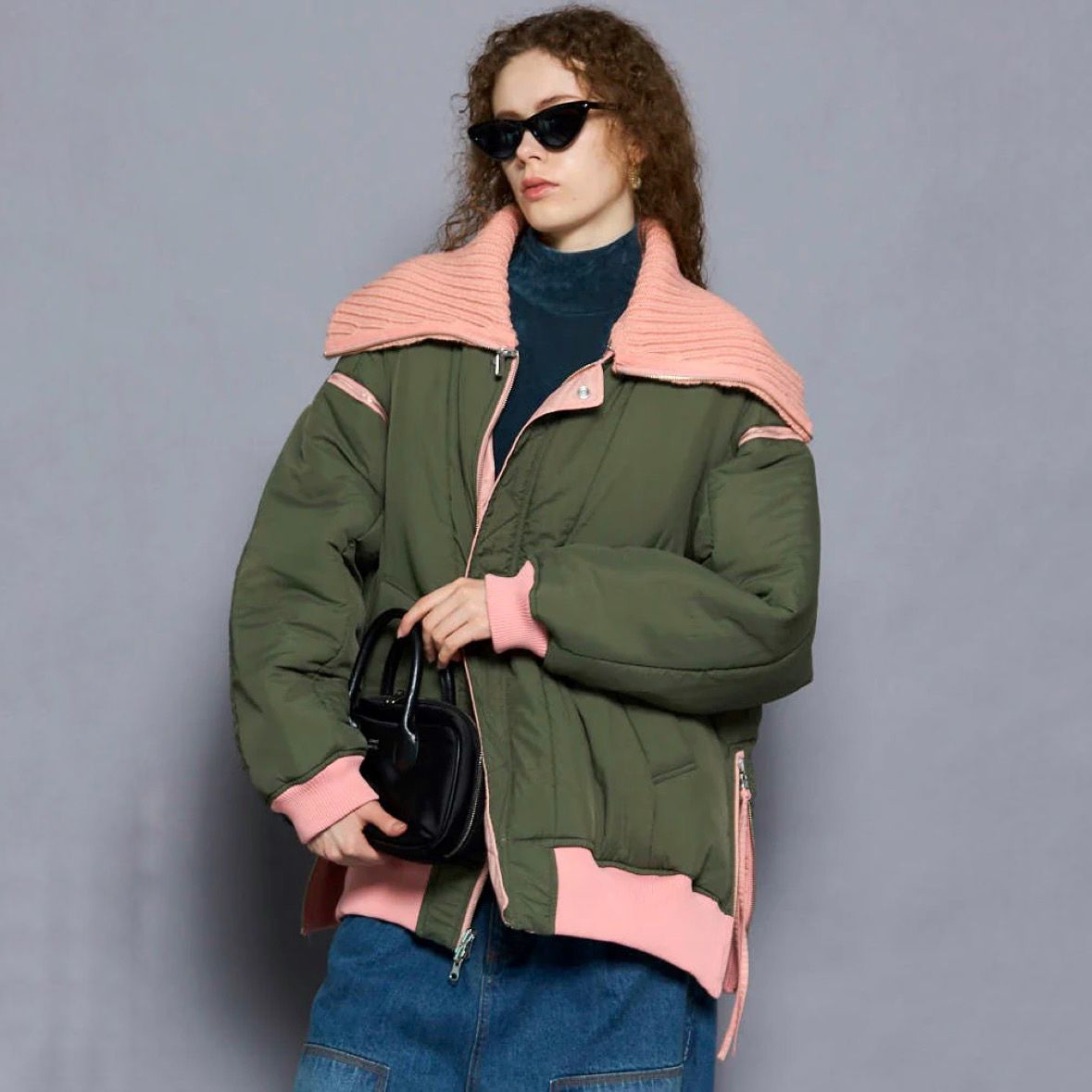 【残り一点】Multiway Knit Collar MA-1