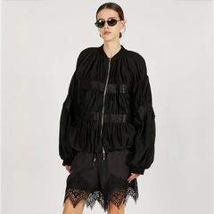 【残り一点】シアーボリュームブルゾン