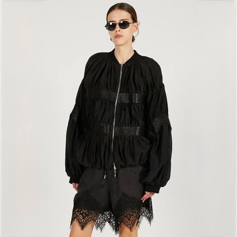 【残り一点】シアーボリュームブルゾン