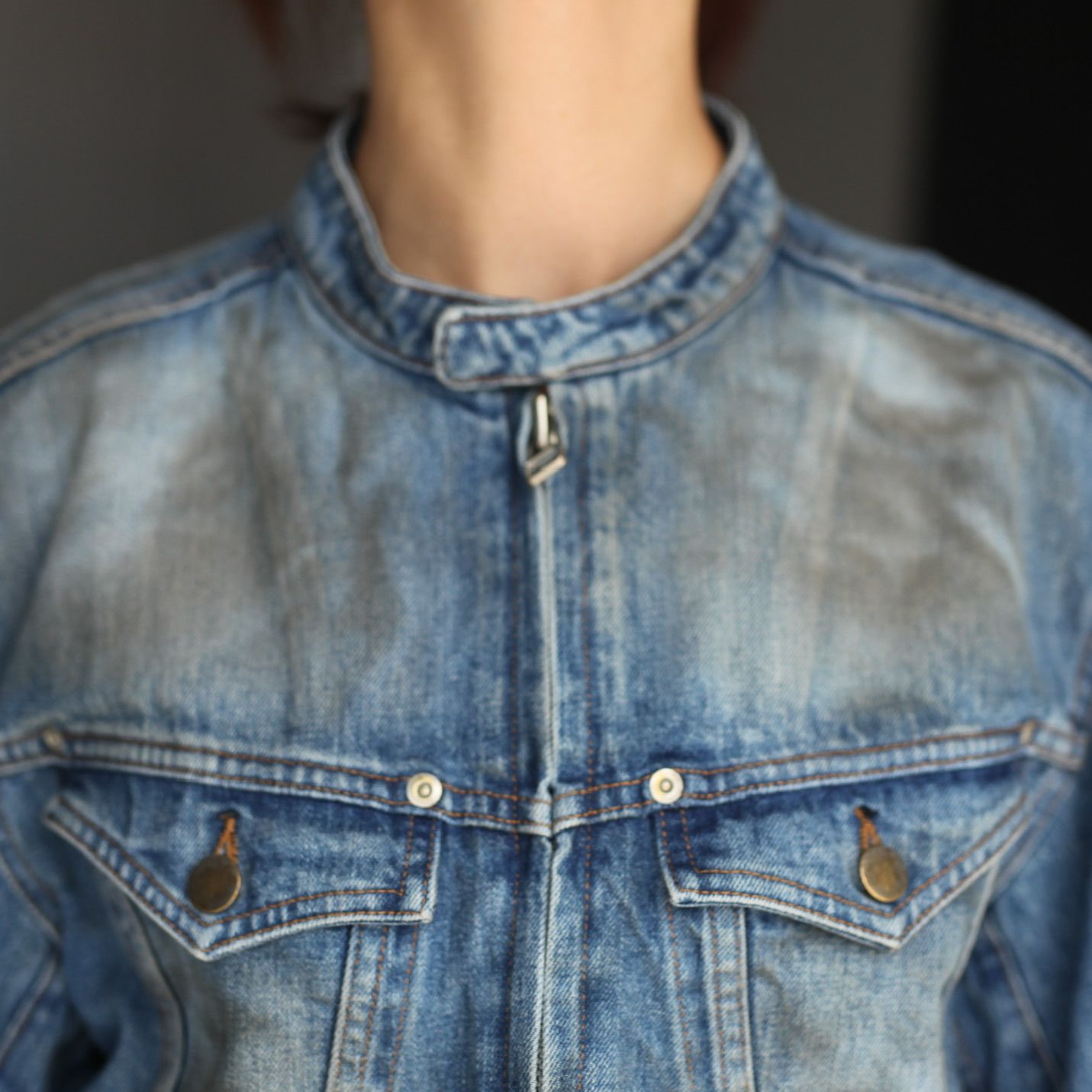 【残り一点】Denim Motorcycle Jacket