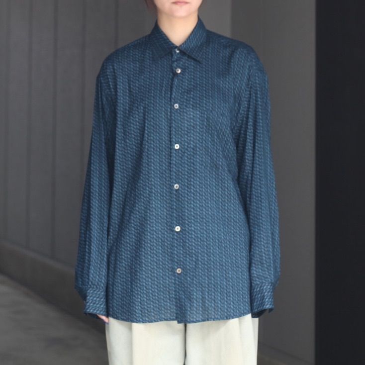 【残り一点】Vintage Pattern Printed Shirt