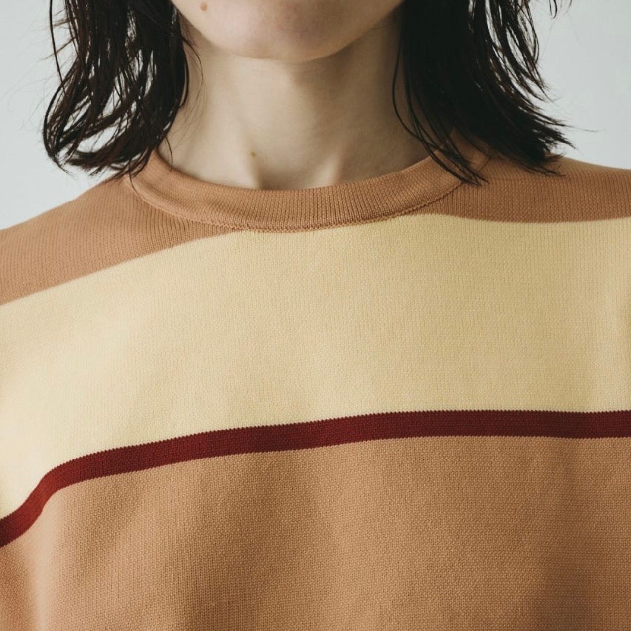 【再販売通知受付可能】Border Boy Knit Tops