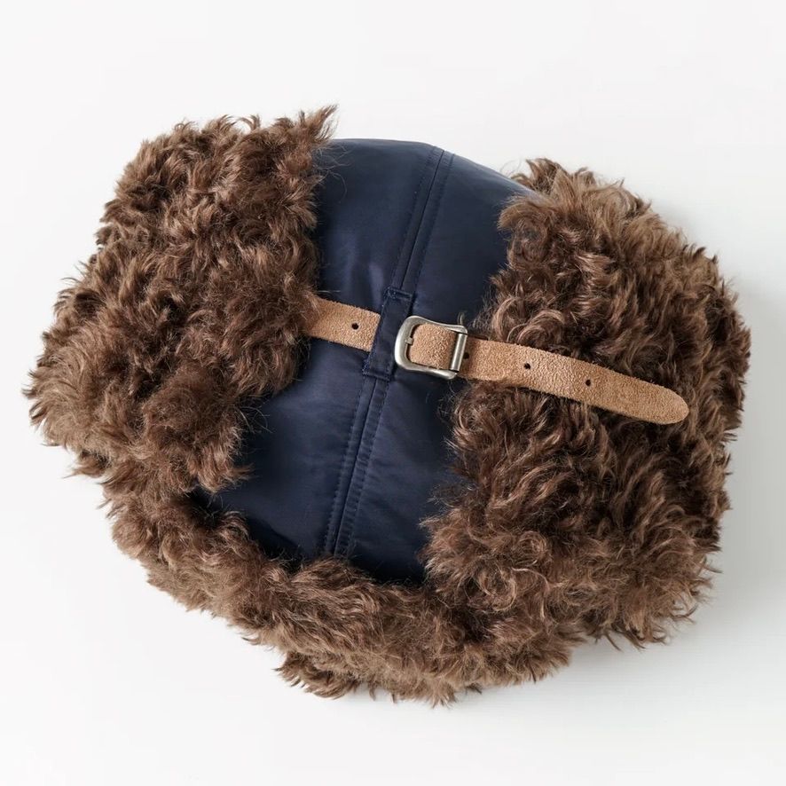 【残り一点】Cat Earflap Navy Blue Hat