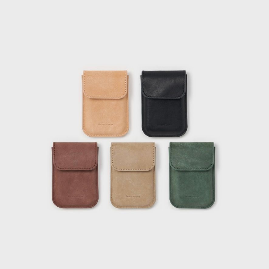 【再販売通知受付可能】Flap Card Case(CHOCO)