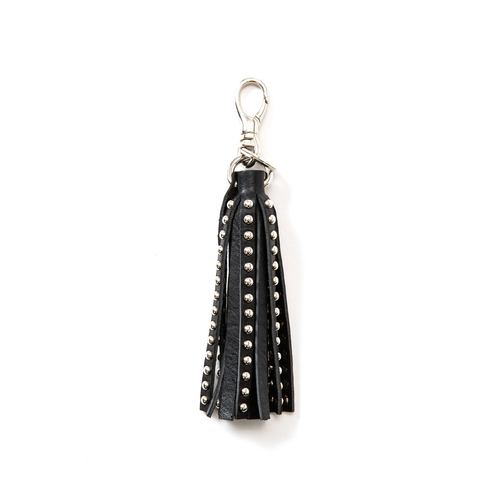 【残り一点】Studs Leather Tassel Key Ring