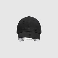 【残り一点】Black Plaid Panel Baseball Cap
