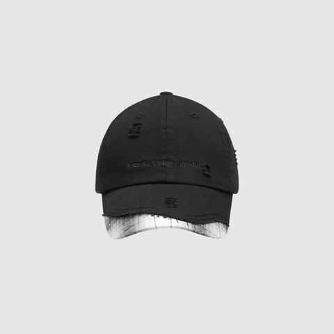 【残り一点】Black Plaid Panel Baseball Cap