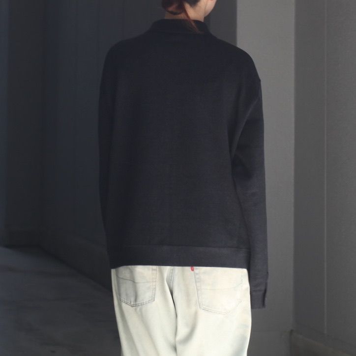 【残り一点】Co/Wo Moss Stitch Zip Blouson