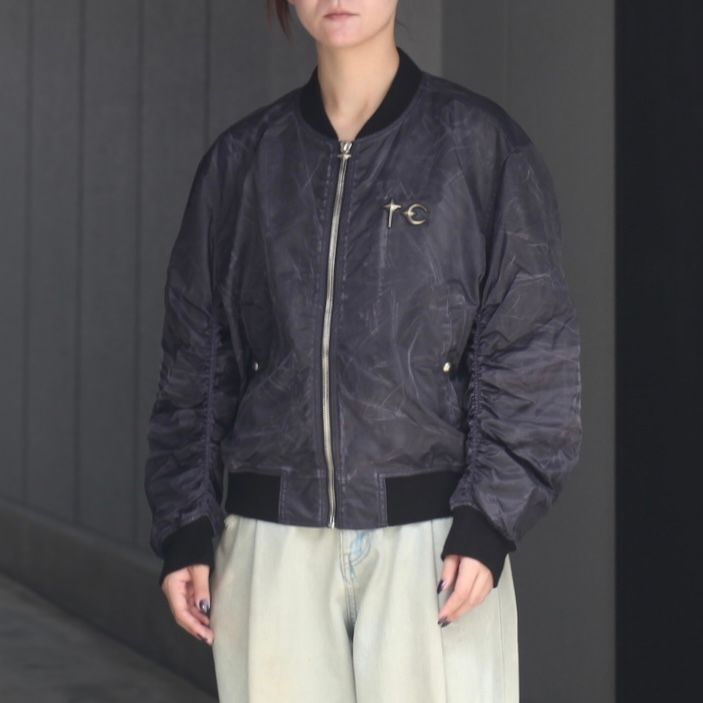 【残り一点】Jamong Two Tone Washed Ma-1 Jacket