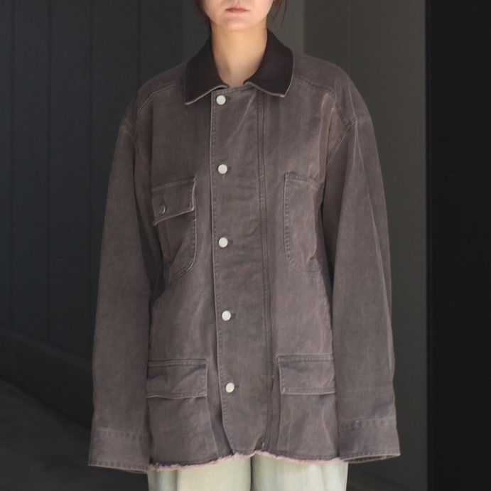 【残り一点】Cotton Cut Off Coverall Jacket