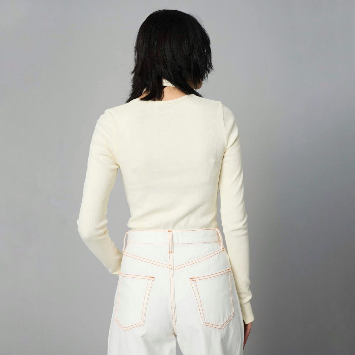 【残り一点】Wave Neck Tops
