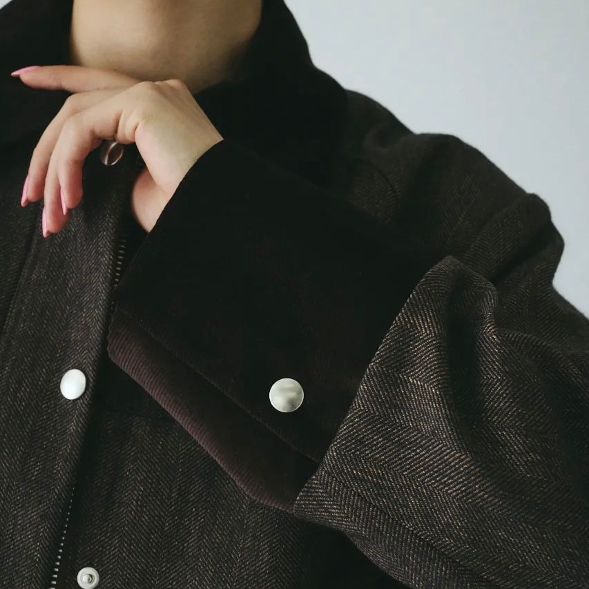 【残り一点】Herringbone Loose Jacket