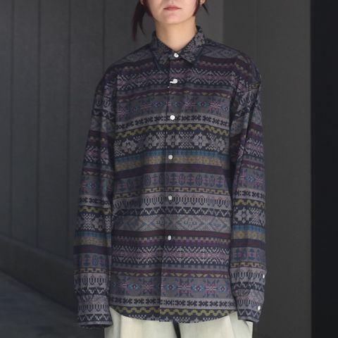 【残り一点】46G Modest Print Shirt