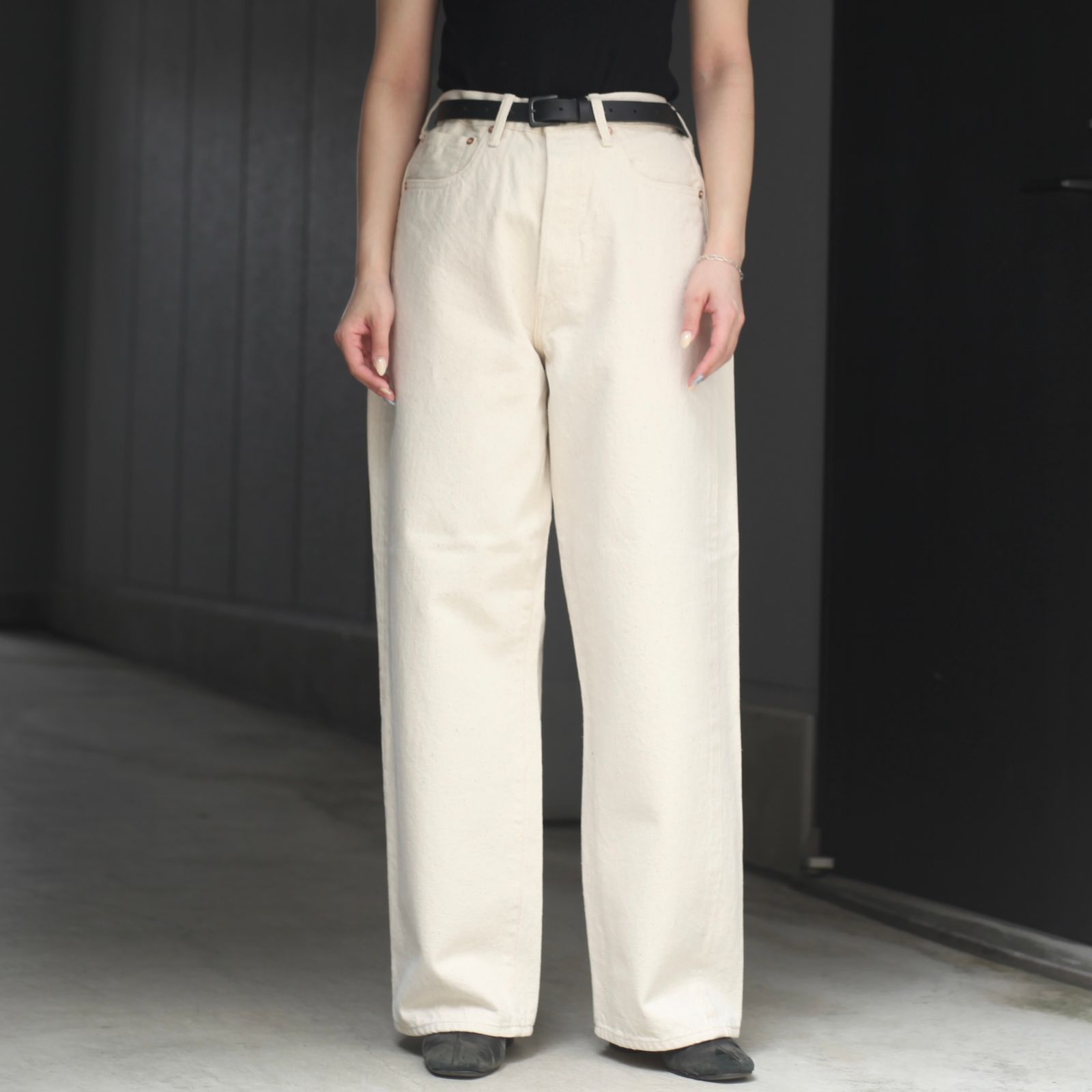 【残り一点】5pocket Straight Pants(ONE WASH)