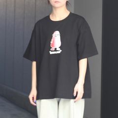 【残り一点】Egg Plant Half Sleeve T-shirt