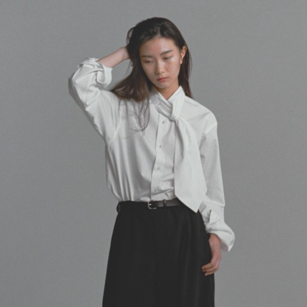 【残り一点】Ascot Tie Collar Shirt