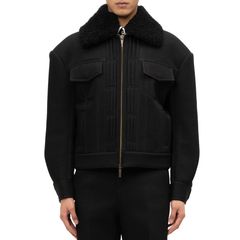 【残り一点】Neoprene Jacket with Detachable Collar