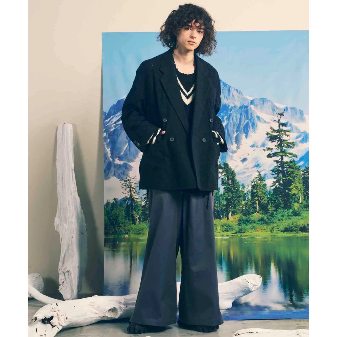 【残り一点】120/2/2 Suvin Cotton No Tuck Buggy Pants