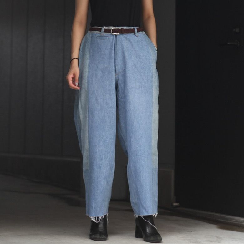 【残り一点】Reconstructed Super Baggy Slacks Denim_2(M)
