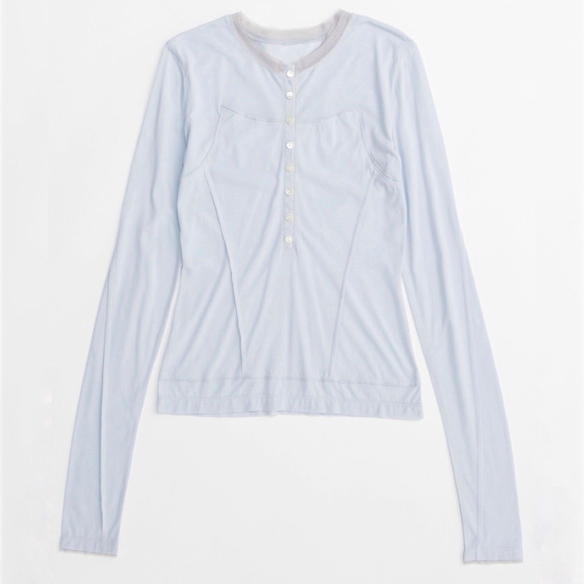 【残り一点】ヘンリーネックシアートップ