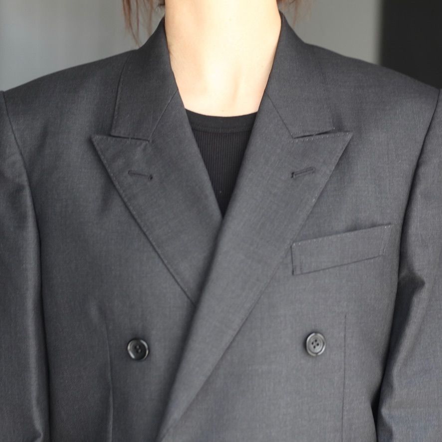 【残り一点】Wool Double Breasted Jacket