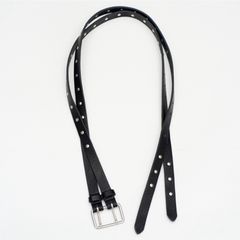 【残りわずか】Studded Double Pin Split Leather Belt
