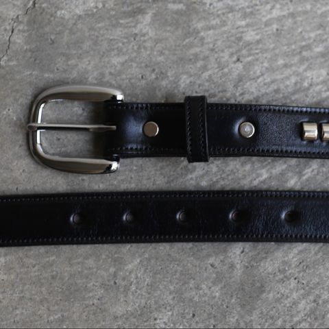【残りわずか】3/4 Clincher Belt(BLACK×NICKEL)