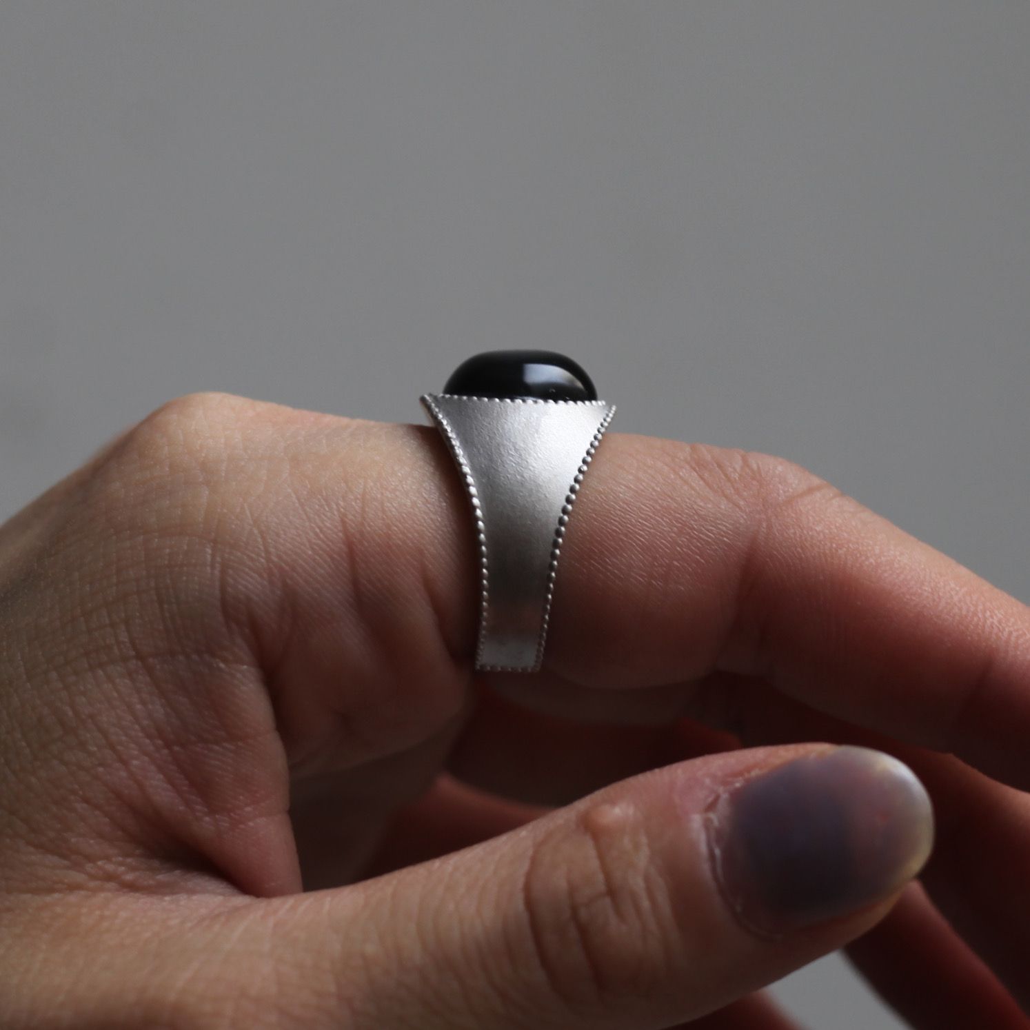 【お取り寄せ注文可能】Signet Ring(艶消し加工)