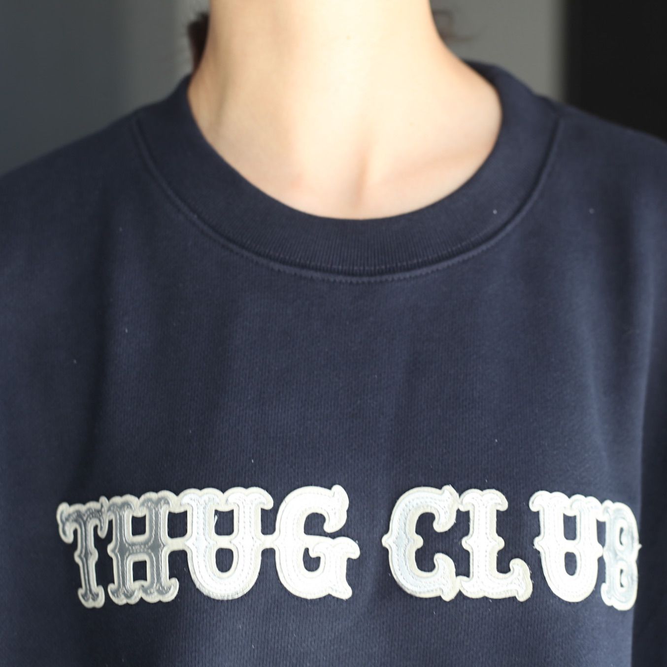 【残り一点】Leather Flame Sweatshirt