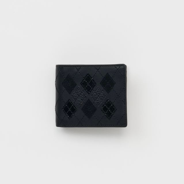 【次回入荷7月中旬予定】Argyle Half Folded Wallet(BLACK)