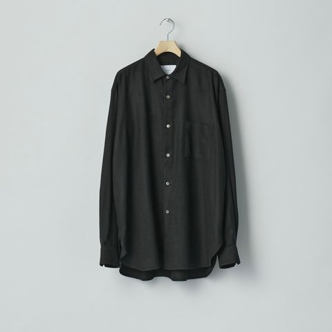 【残り一点】Rayon Silk Flannel Oversized Down Pat Shirt