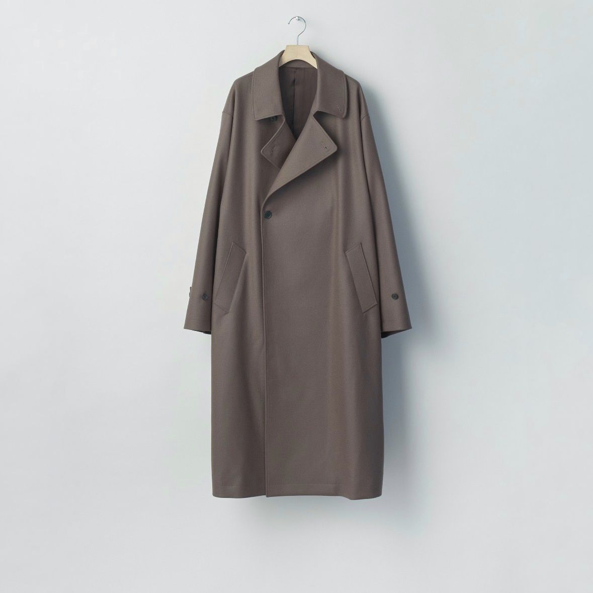 【残りわずか】Wool Melton Oversized Double Breasted Coat