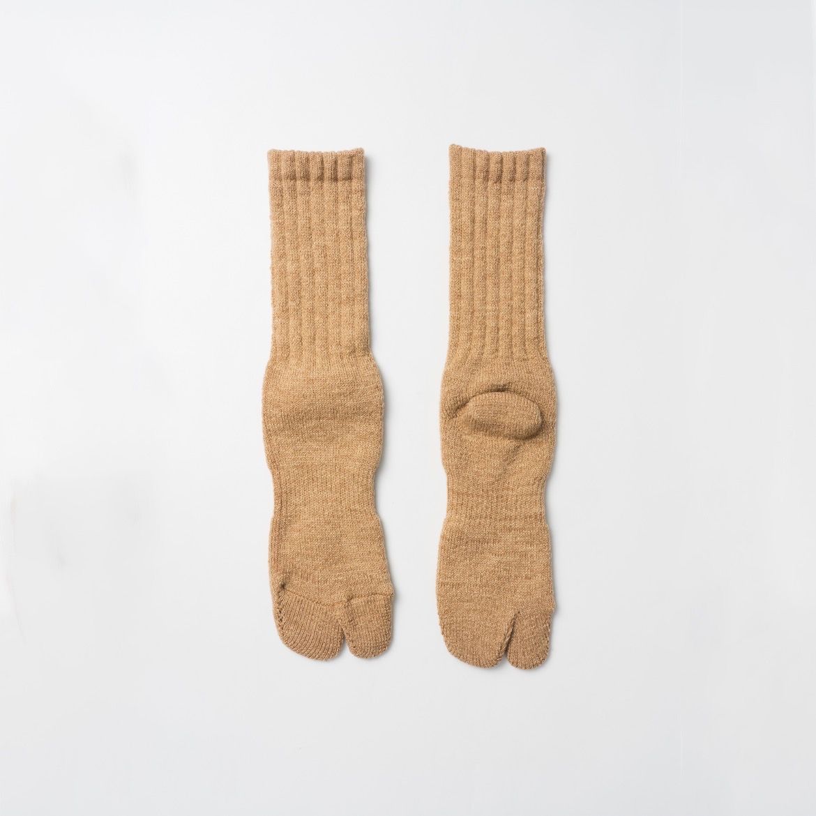 【残りわずか】Tabi Pile Socks Wool(HEATHER BEIGE)