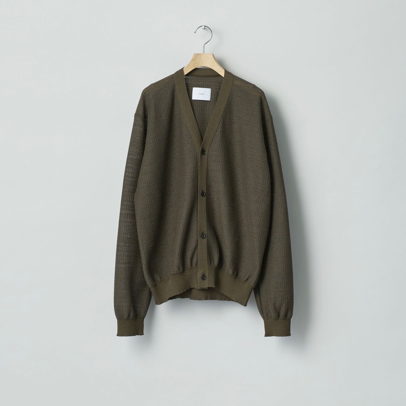 【残り一点】Slub Cotton Knit Cardigan