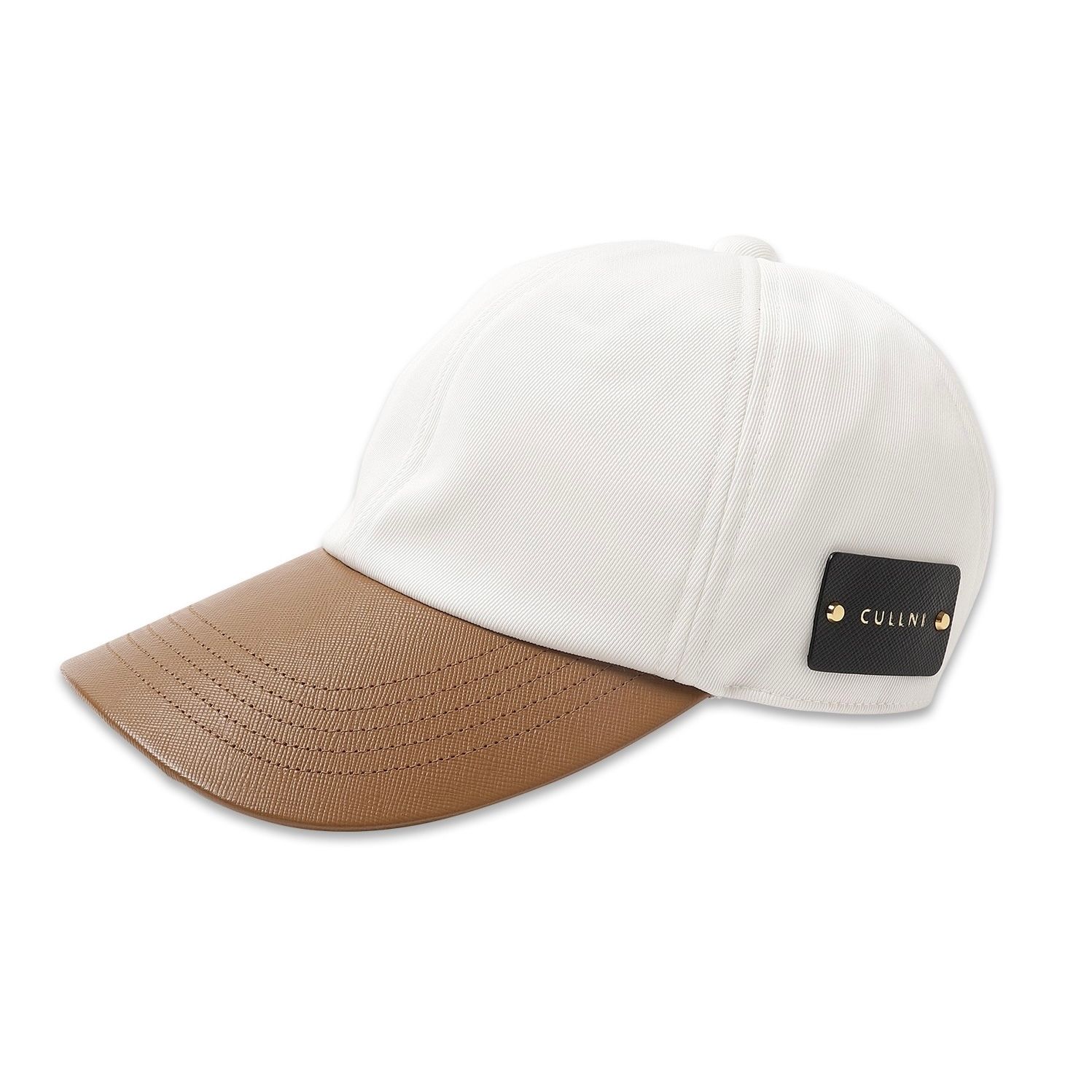 CULLNI - 【残り一点】Bicolor Leather Visor Cap | ACRMTSM ONLINE STORE