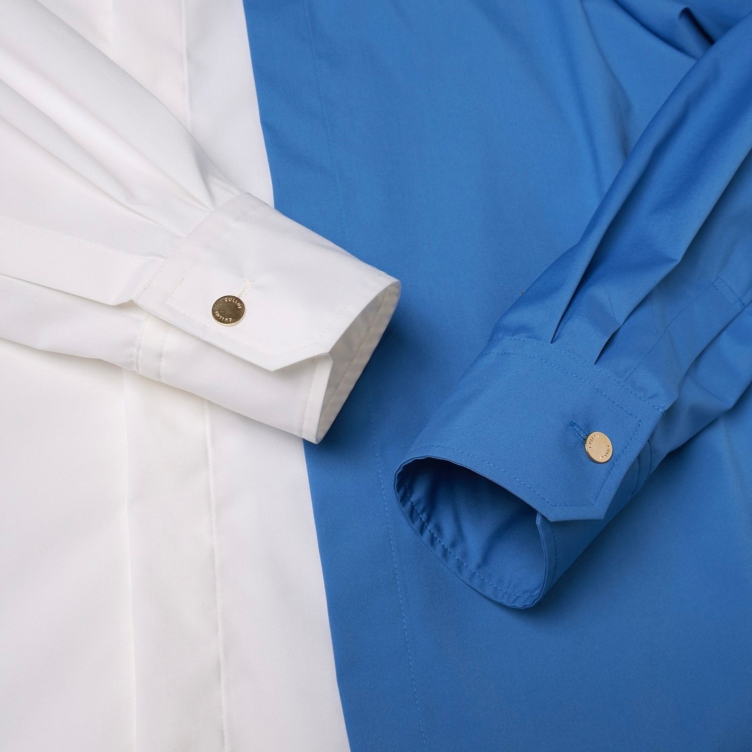 【残り一点】High Count Broad Asymmetrical Layered Shirt