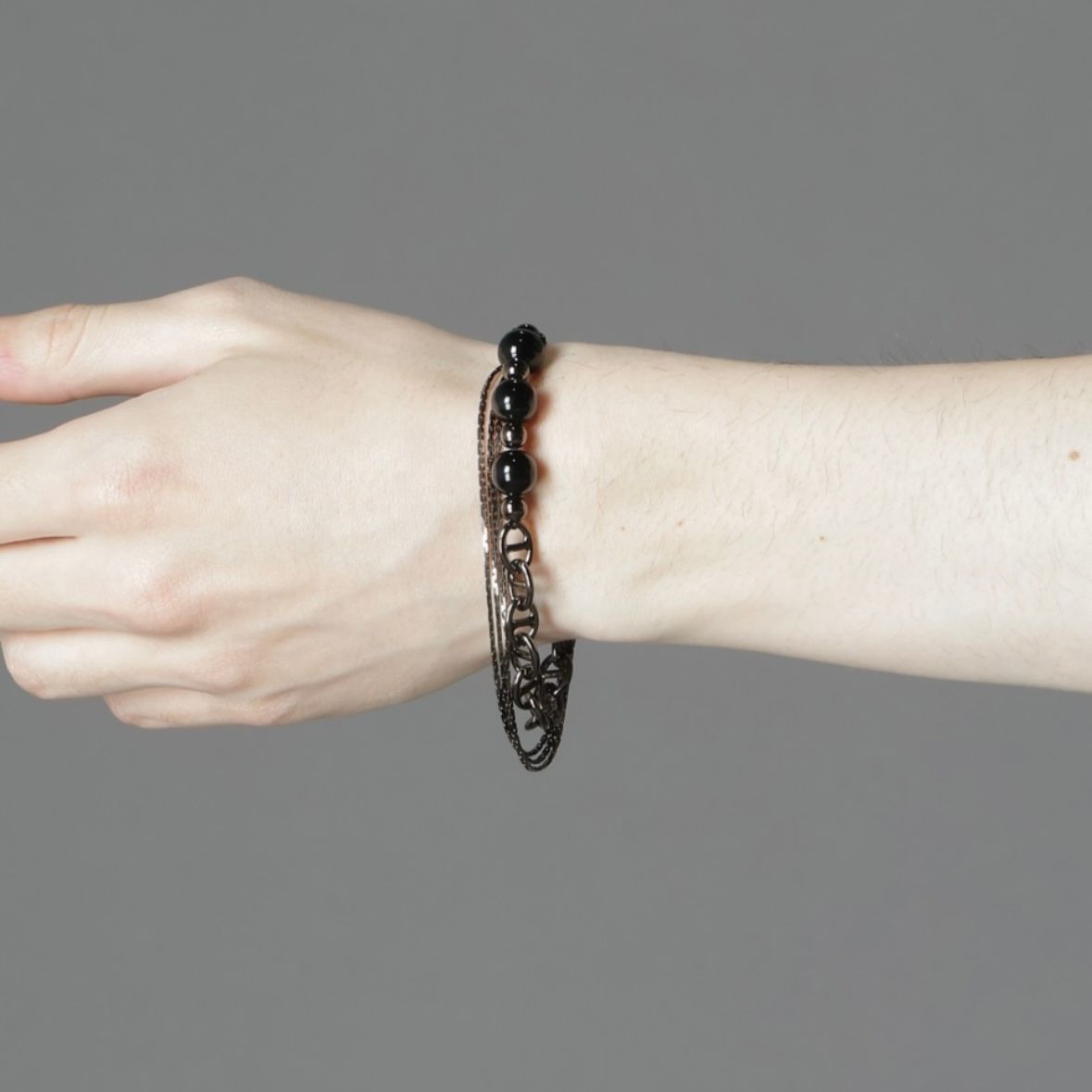[SCUDO]スクードシェル BALCK Beads ブレスレット ALL ITEM - BEADS - 스쿠도 SCUDO