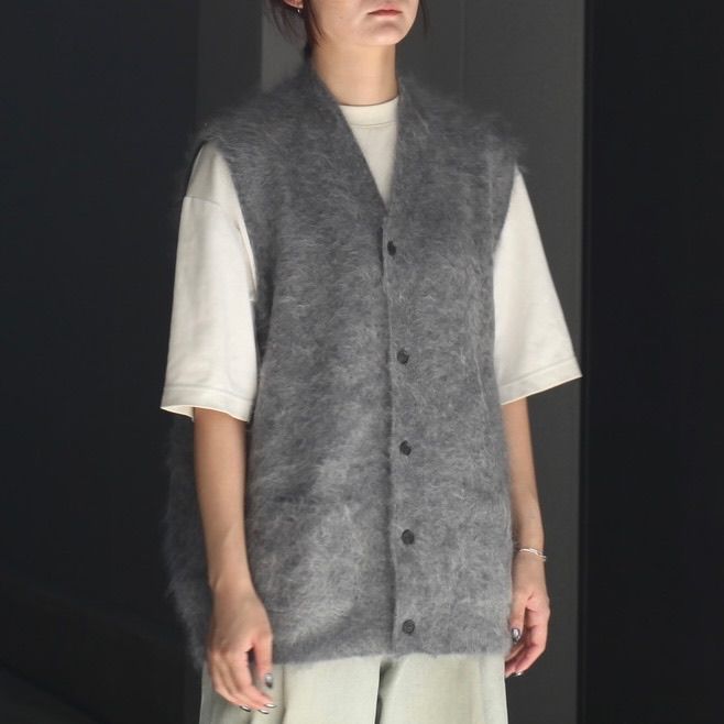 【残り一点】Cashmere Shaggy Knit Vest