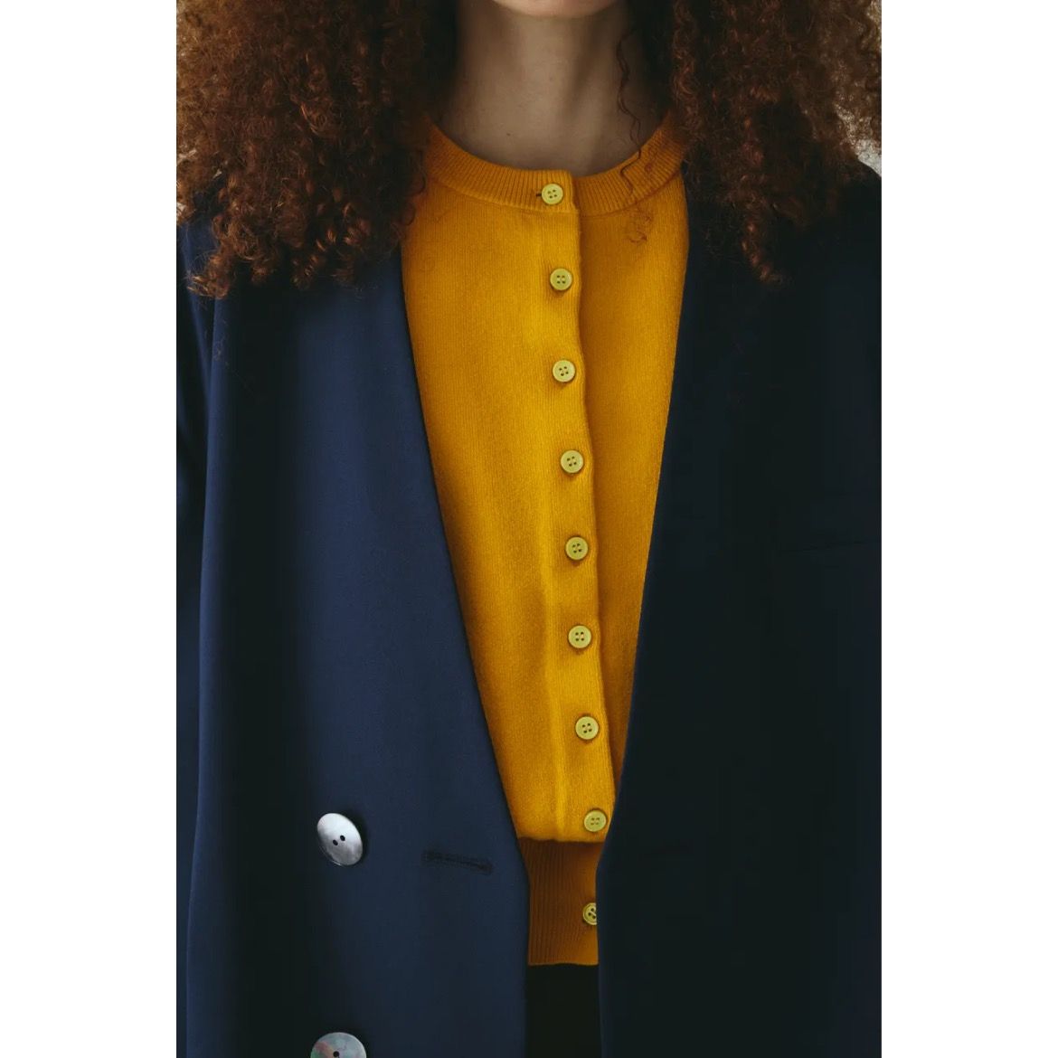【残り一点】No Collar Over Jacket