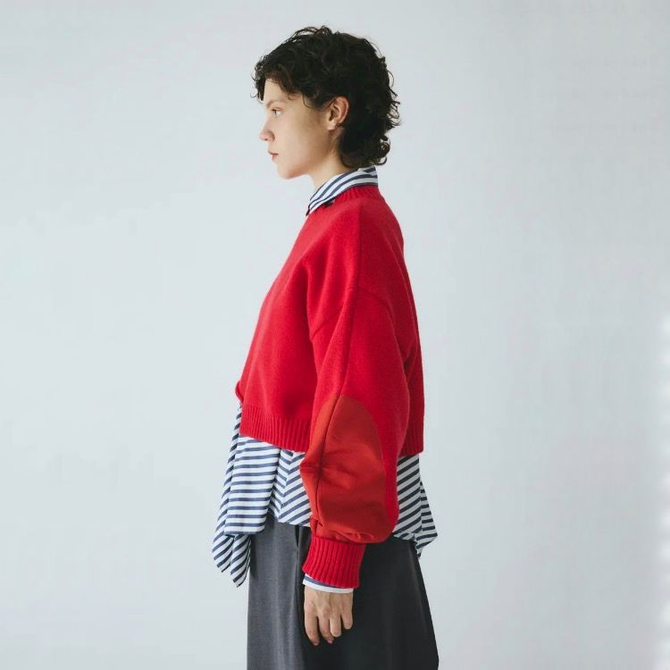 【残り一点】Asymmetrry Hem Knit Tops
