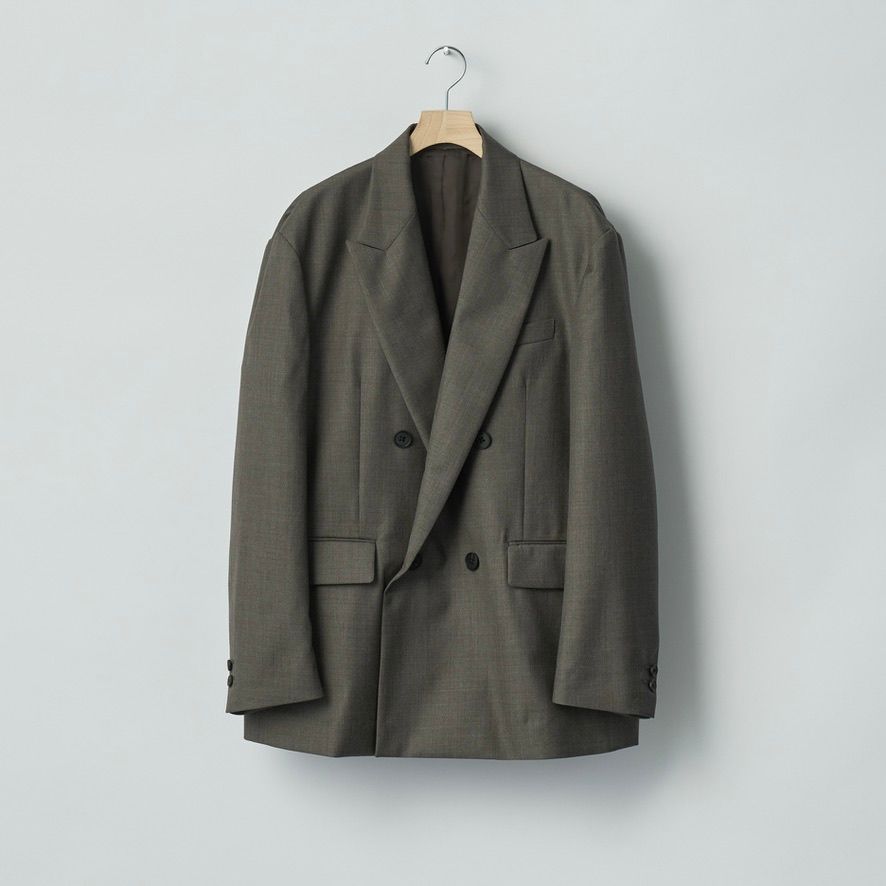 【残り一点】Extra Fine Wool Double Breasted Blazer