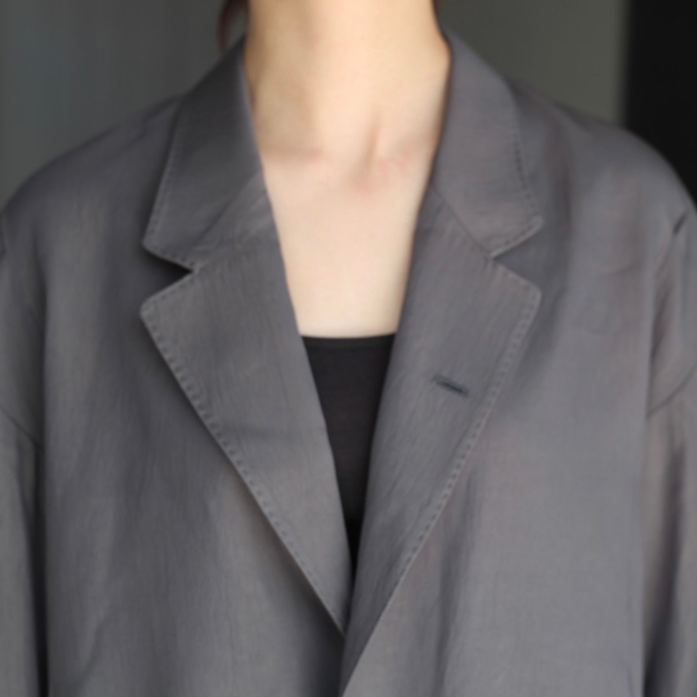 【残り一点】Draped Dart Wool Serge Blazer