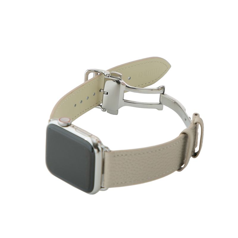 【再販売通知受付可能】Apple Watch Band(BEIGE×SILVER)