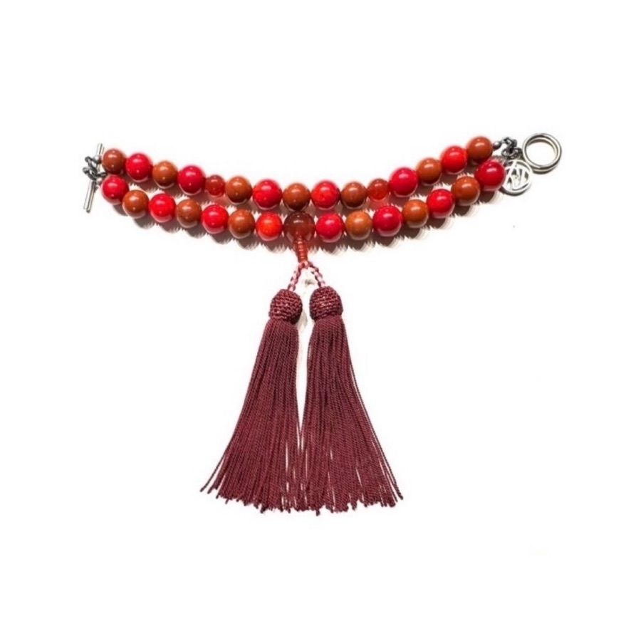 SOSHIOTSUKI - 【残りわずか】Double Juzu Bracelet(RED