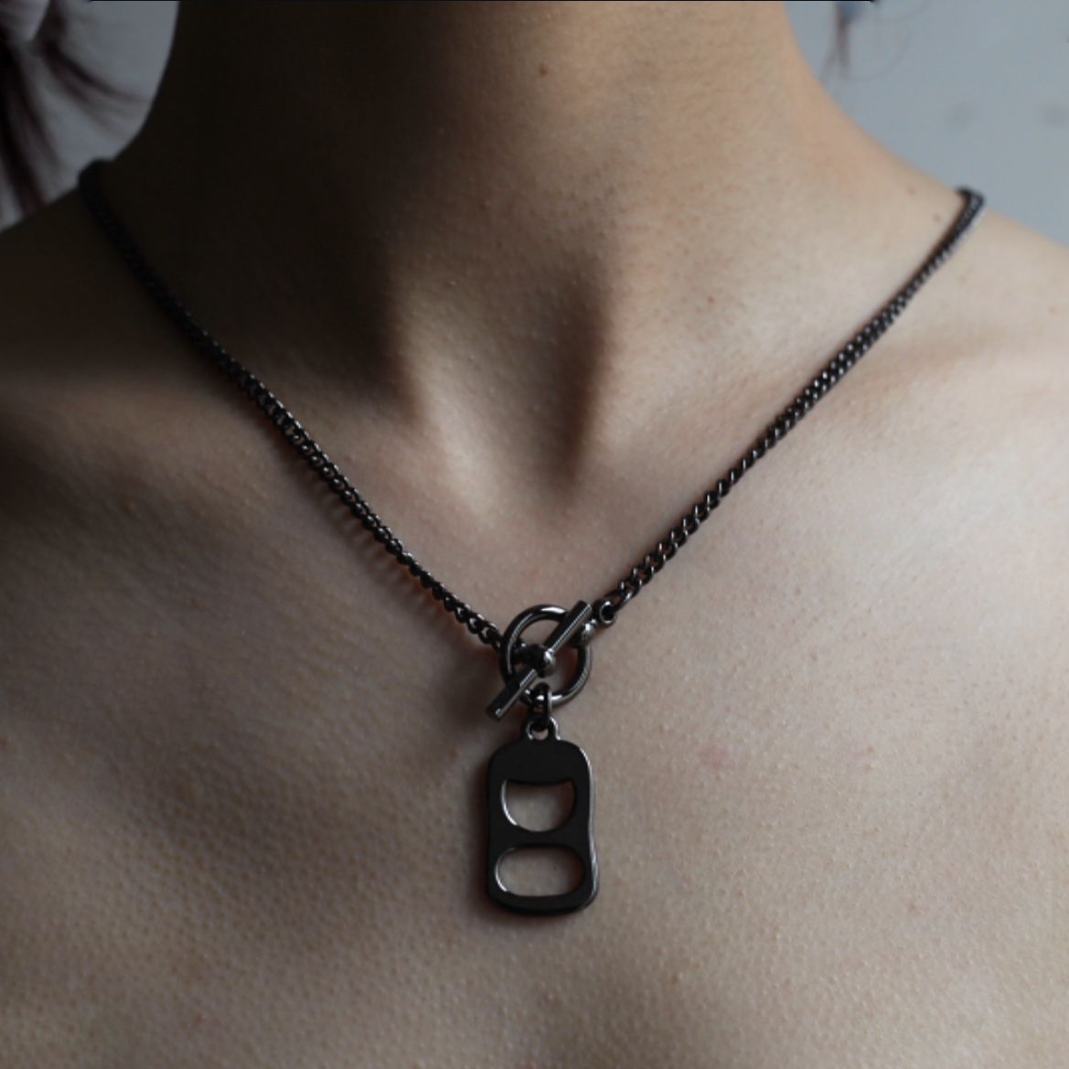 【残り一点】Pull Tab Necklace(BLACK)