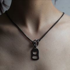 【残り一点】Pull Tab Necklace(BLACK)
