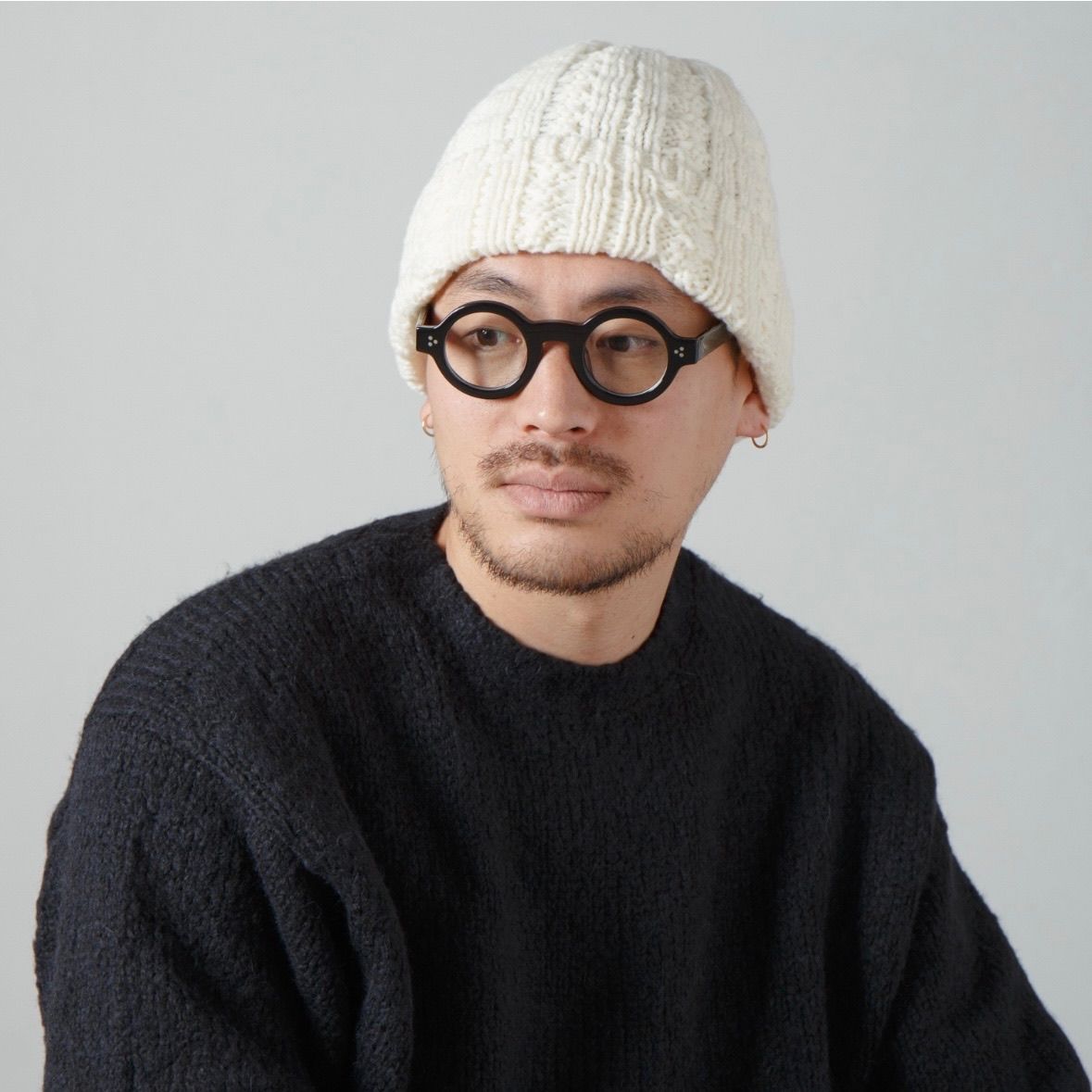 【残り一点】Insideout Cable Knit Cap