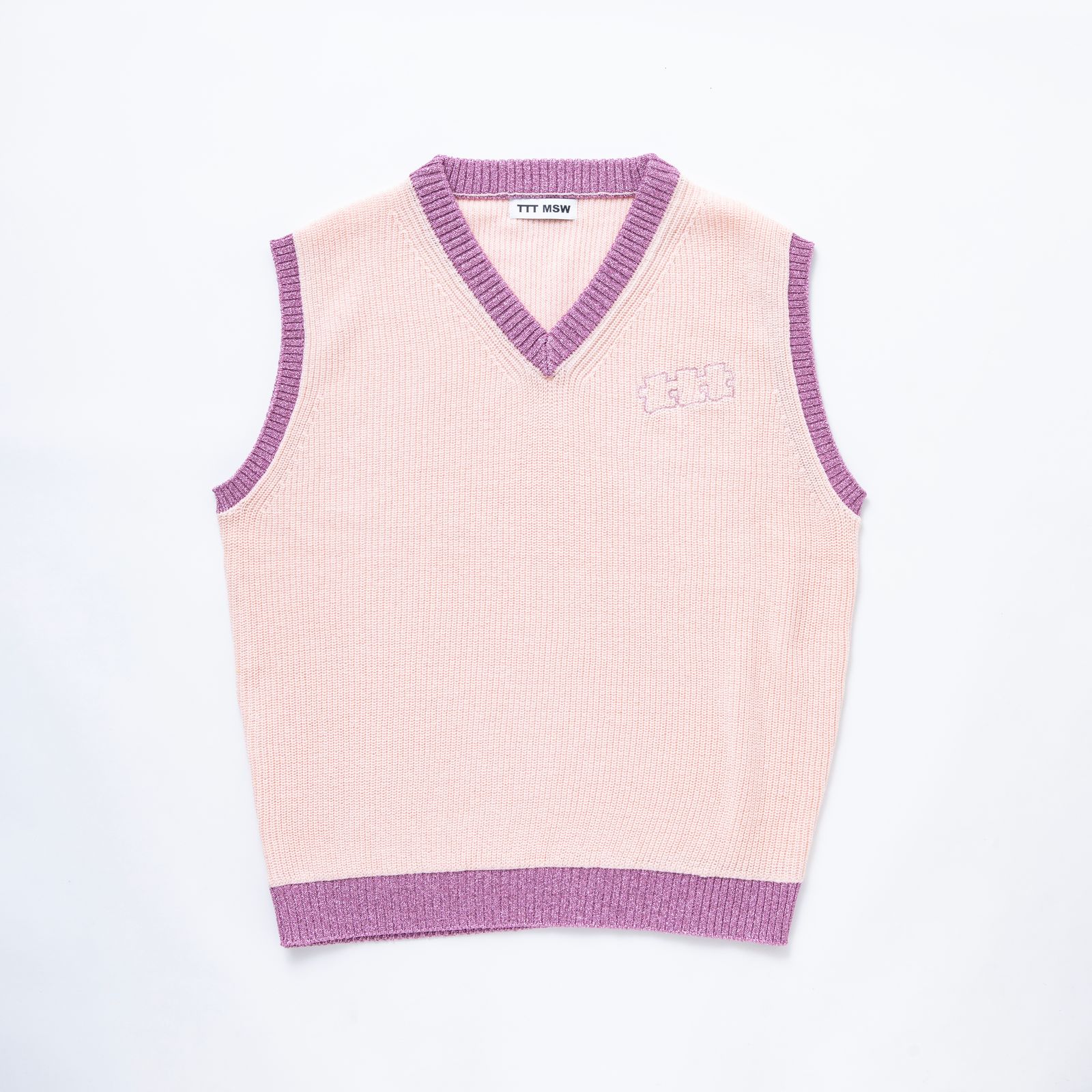 TTT MSW - 【残り一点】Lame Knit Vest | ACRMTSM ONLINE STORE